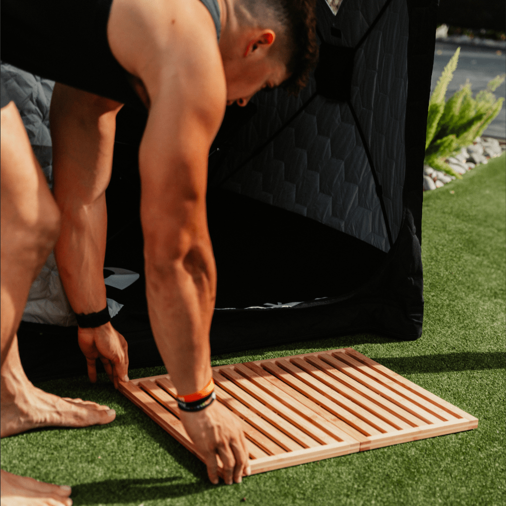 Bamboo Foldable Sauna Mat - EliteCore Athletics