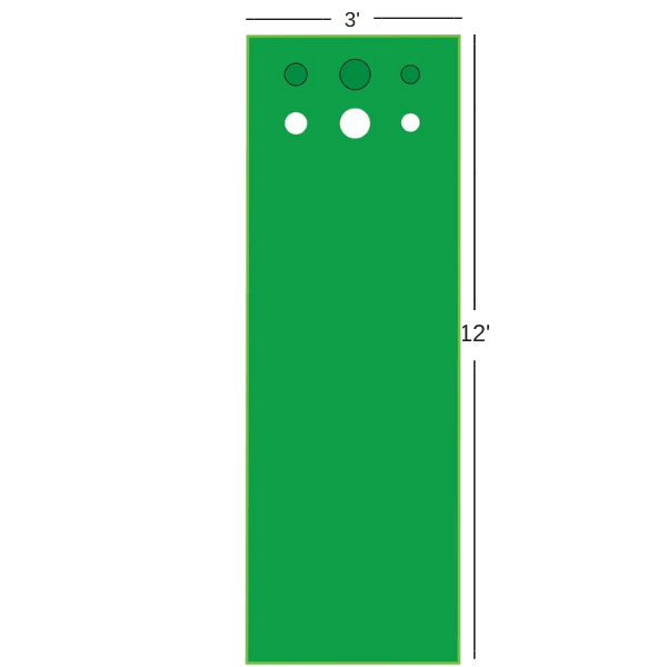Big Moss Competitor Pro V2 Putting Green & Chipping Mat - EliteCore Athletics