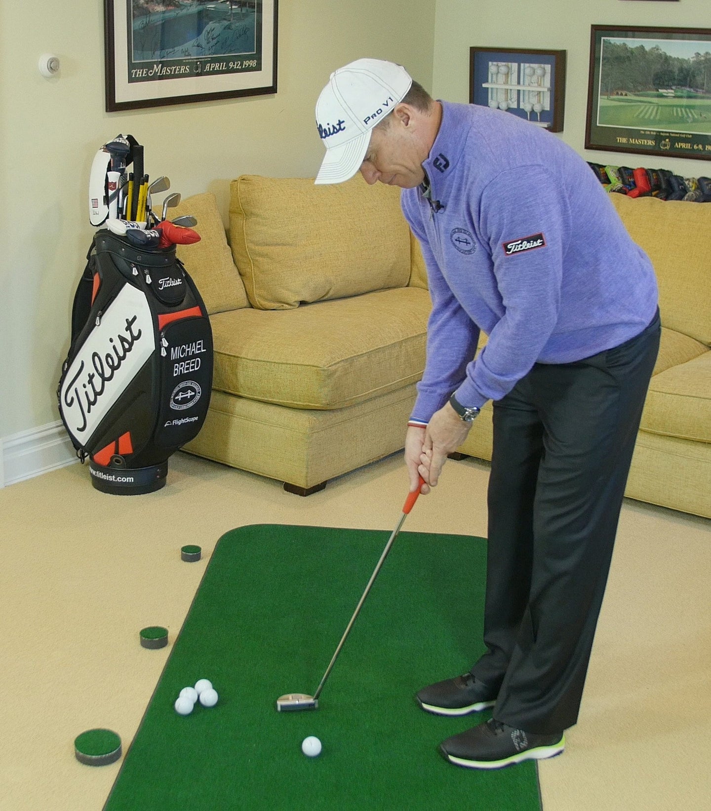 Big Moss Competitor Pro V2 Putting Green & Chipping Mat - EliteCore Athletics