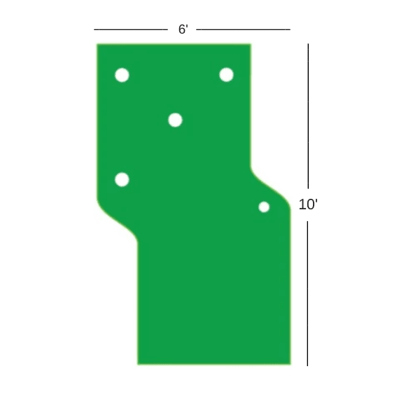 Big Moss The Natural V2 Putting Green & Chipping Mat - EliteCore Athletics