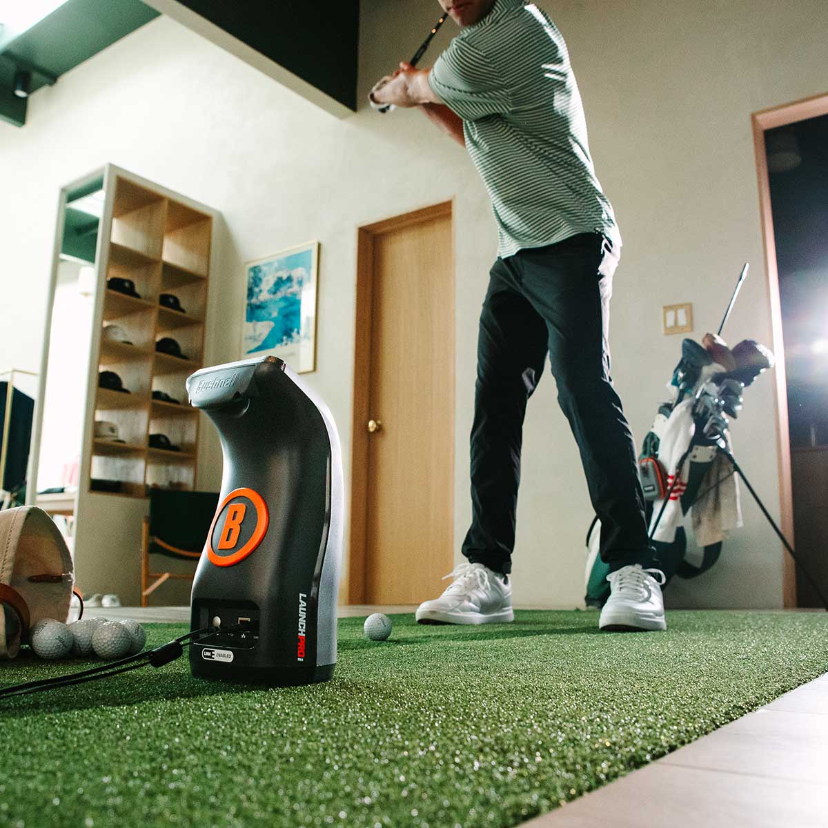 Bushnell LPi Circle B Personal Launch Monitor and Simulator - EliteCore Athletics