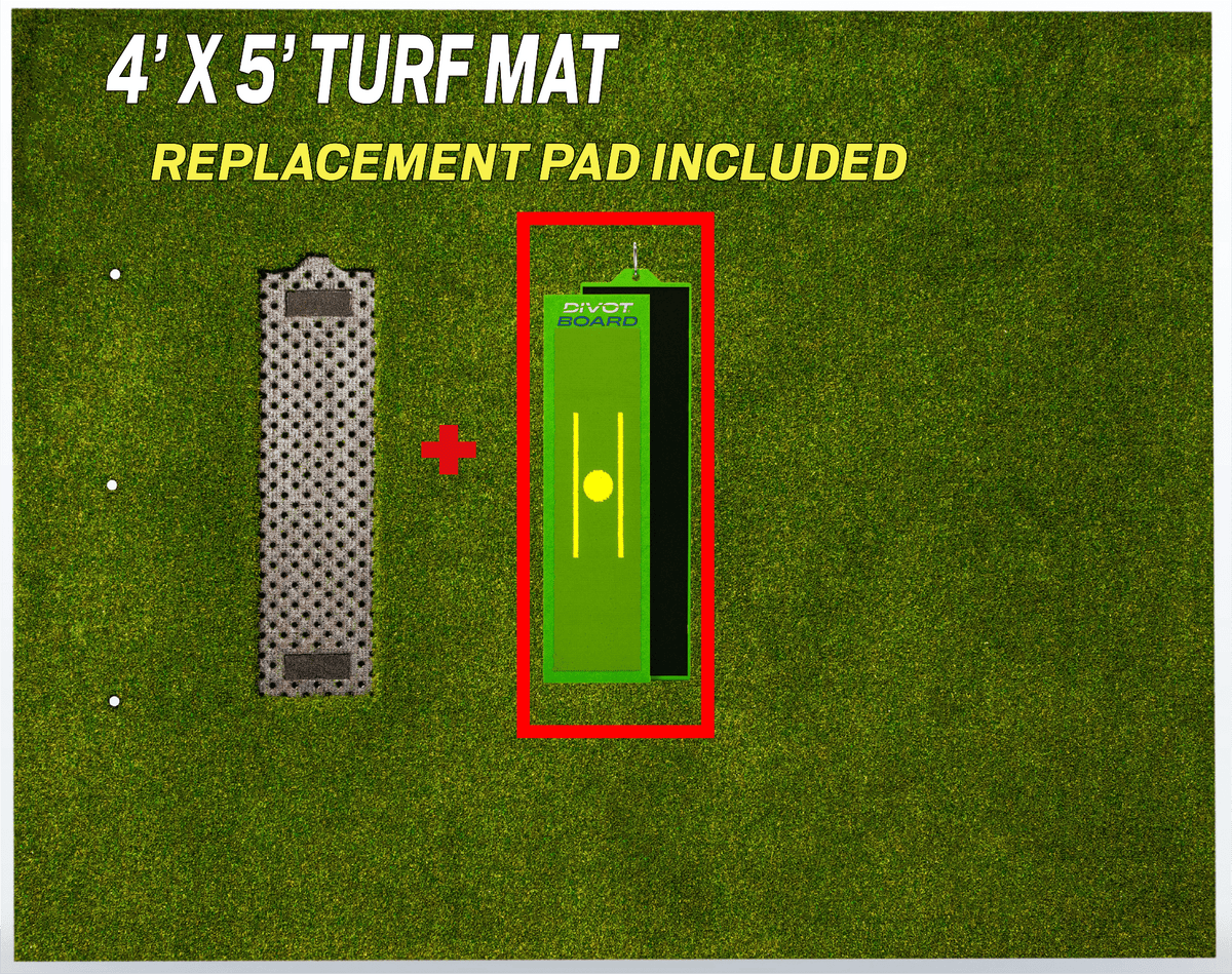 Divot Board Turf Mat 4×5 — Mat Only - EliteCore Athletics