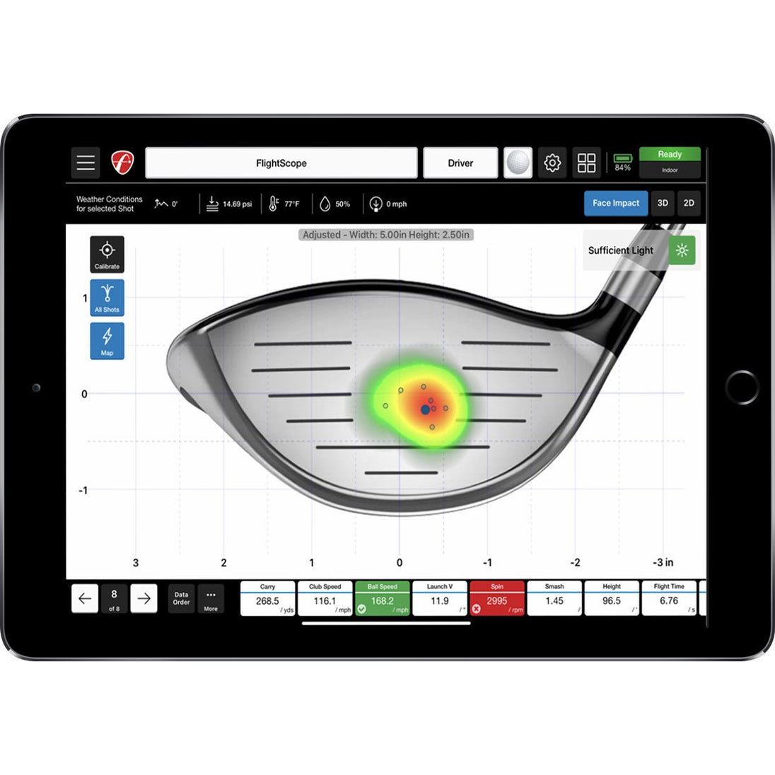 FlightScope Face Impact Location Upgrade (Software Only) SKU PBS3667 - EliteCore Athletics
