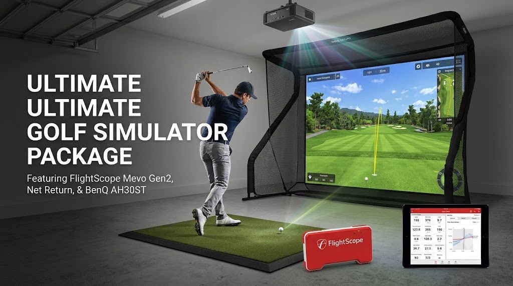 FlightScope Mevo Entry Level Golf Simulator Package - EliteCore Athletics