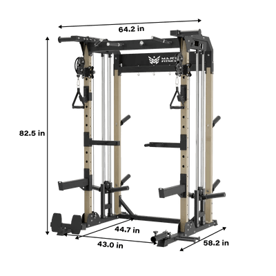 Major Fitness F22 Pro All - In - One Home Gym Power Rack SKU F22Pro - V1 - EliteCore Athletics