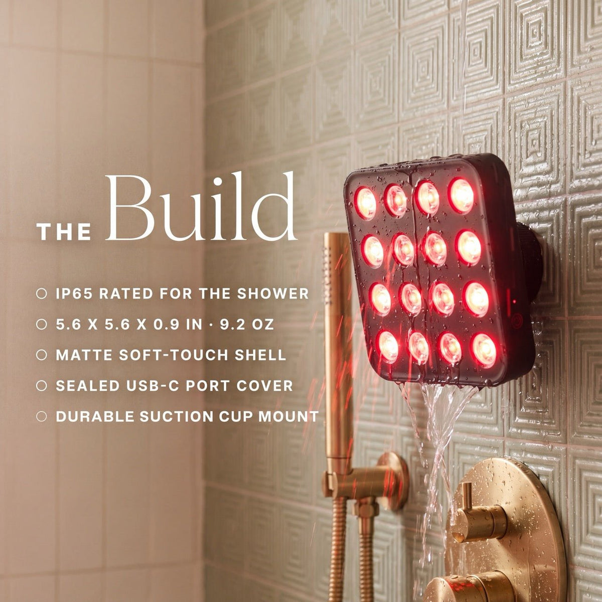 Red Light Shower Lamp - EliteCore Athletics