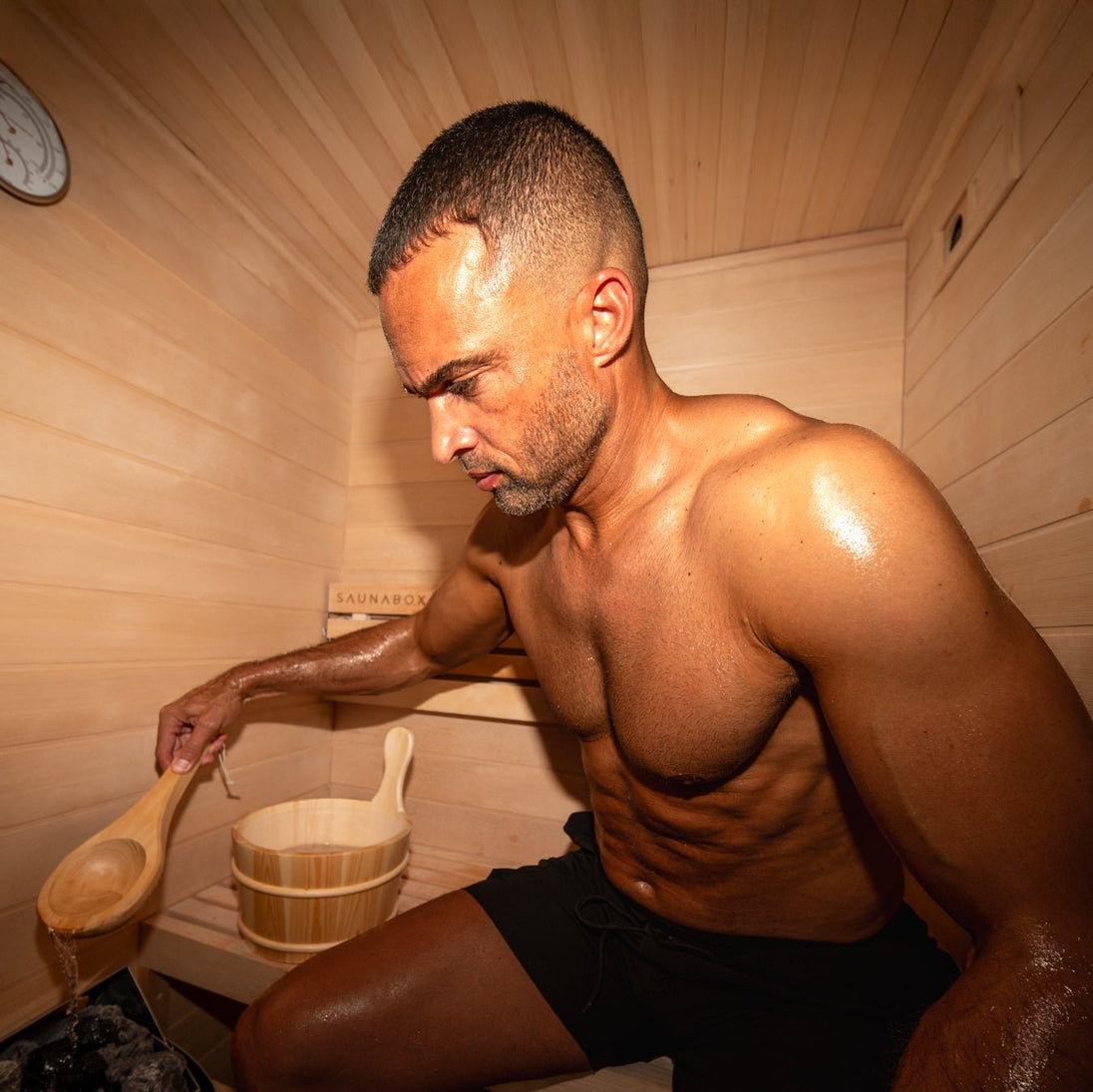 SaunaBox® Forge 1-Person: Traditional Finnish Sauna - EliteCore Athletics