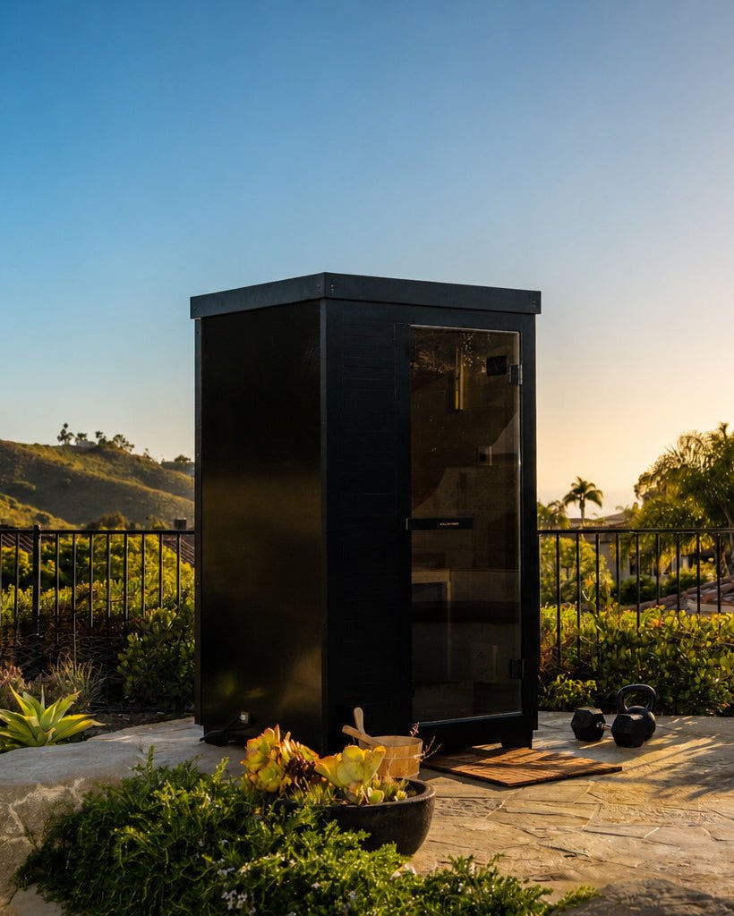 SaunaBox® Forge 1-Person: Traditional Finnish Sauna - EliteCore Athletics