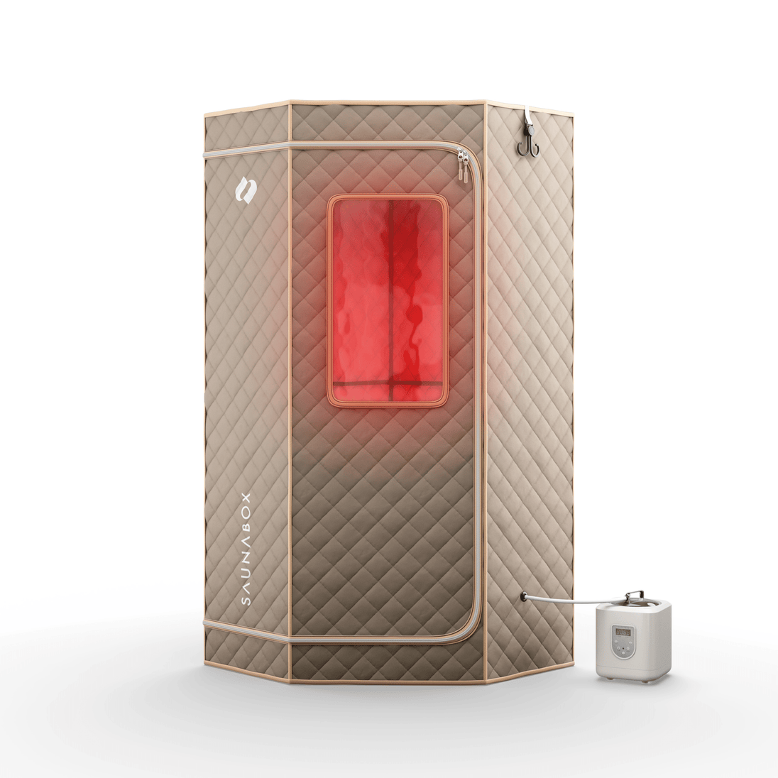 SaunaBox® SmartSteam Pro With Red-Light Therapy - EliteCore Athletics