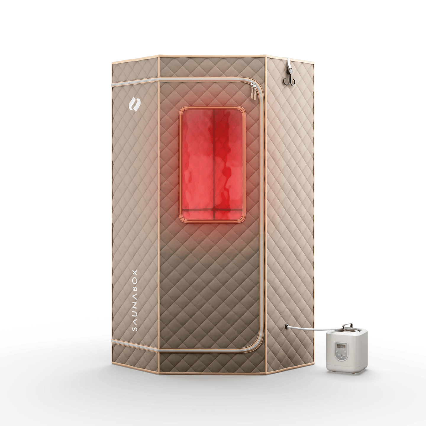 SaunaBox® SmartSteam Pro With Red-Light Therapy - EliteCore Athletics