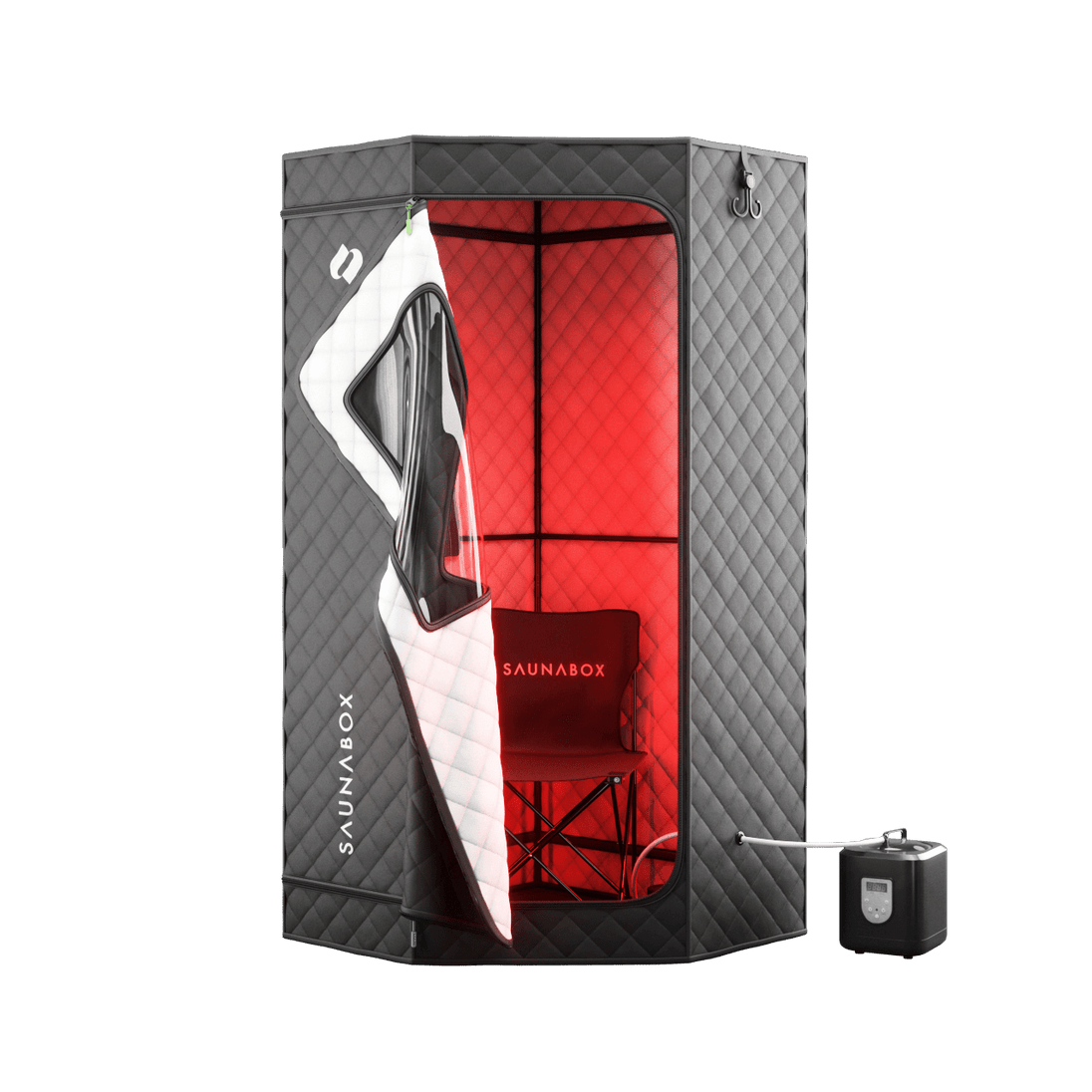 SaunaBox® SmartSteam Pro With Red-Light Therapy - EliteCore Athletics