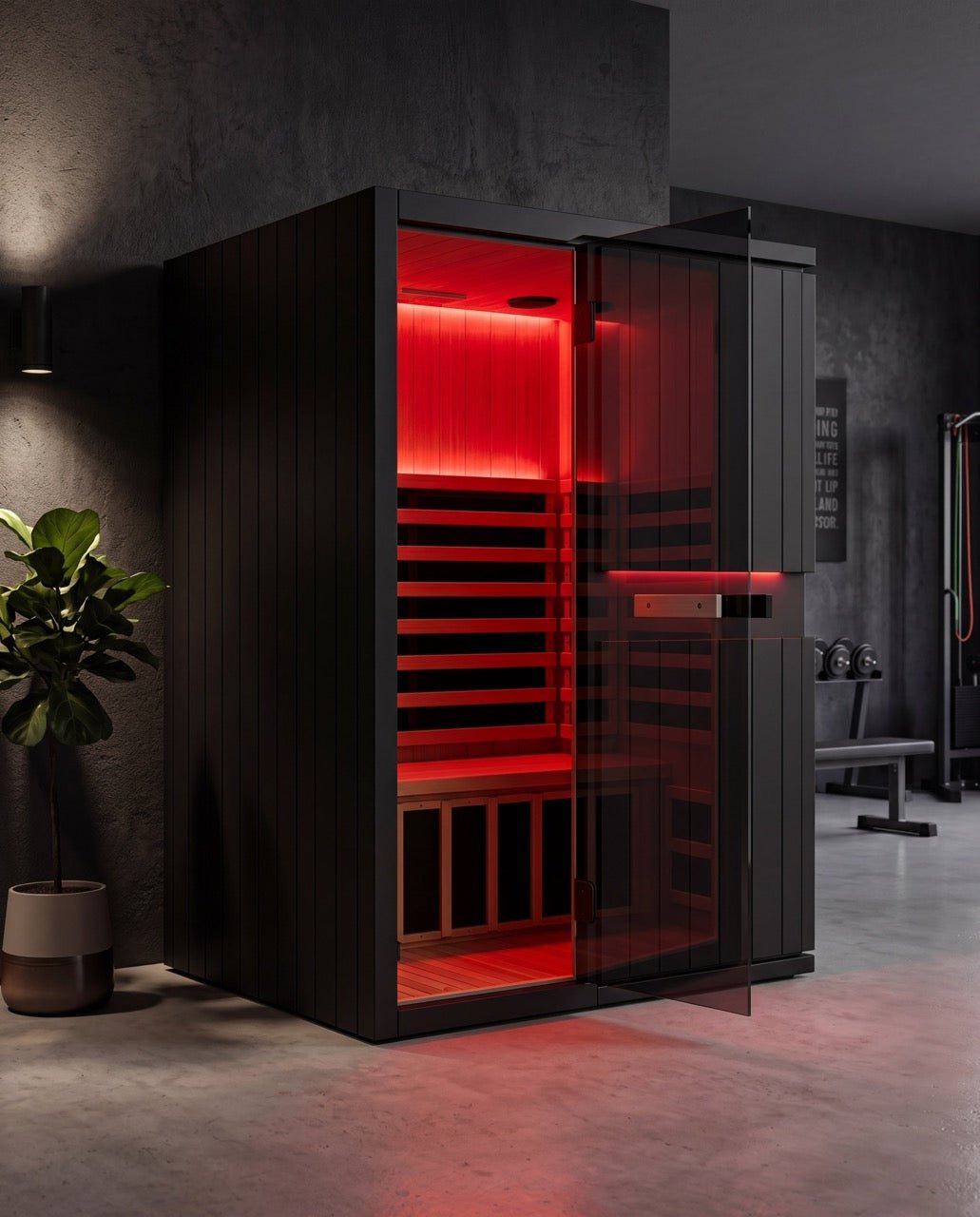 SaunaBox® Solara 2-Person: Full Spectrum Infrared Sauna - EliteCore Athletics