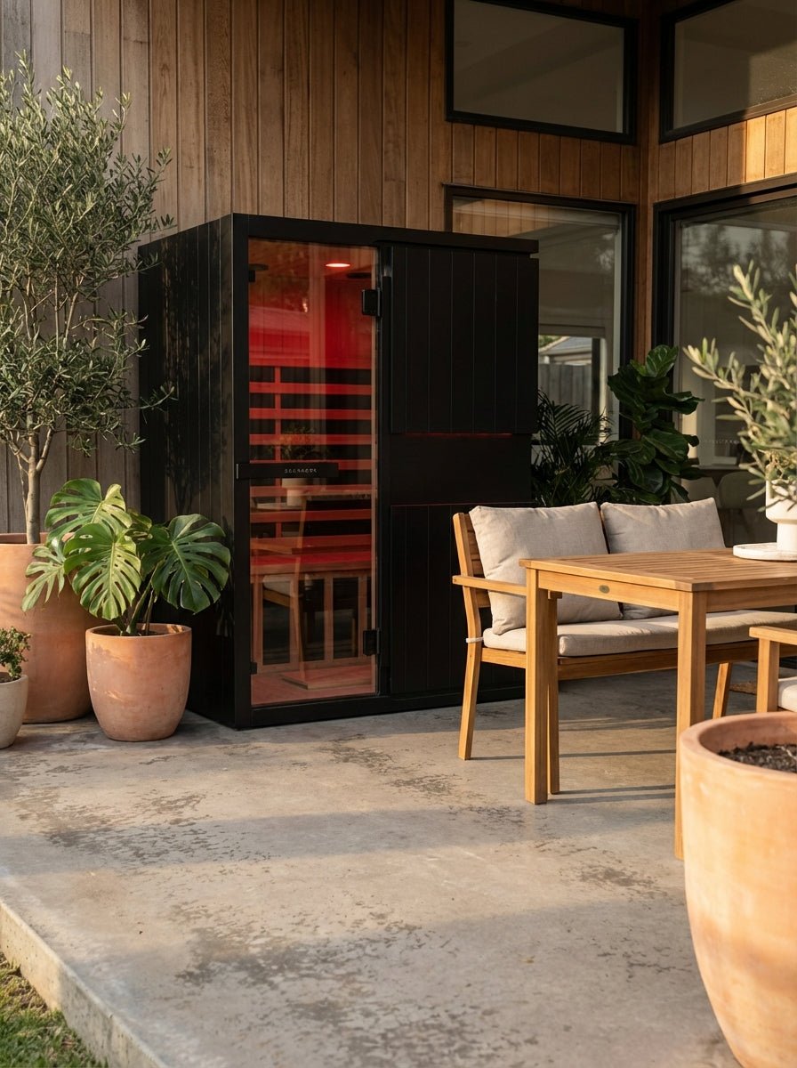 SaunaBox® Solara 2-Person: Full Spectrum Infrared Sauna - EliteCore Athletics