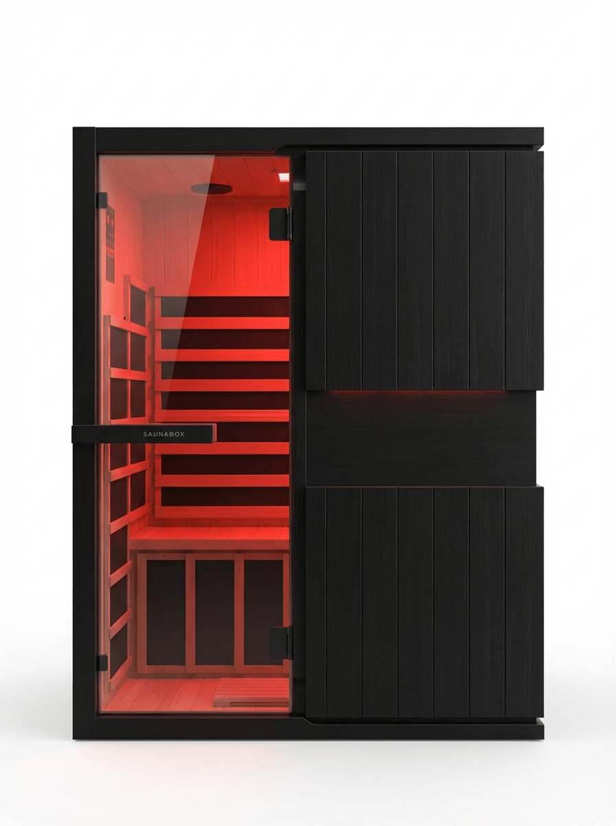 SaunaBox® Solara 2-Person: Full Spectrum Infrared Sauna - EliteCore Athletics