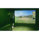 SimBooth 1 Half Wall Golf Simulator Enclosure - EliteCore Athletics