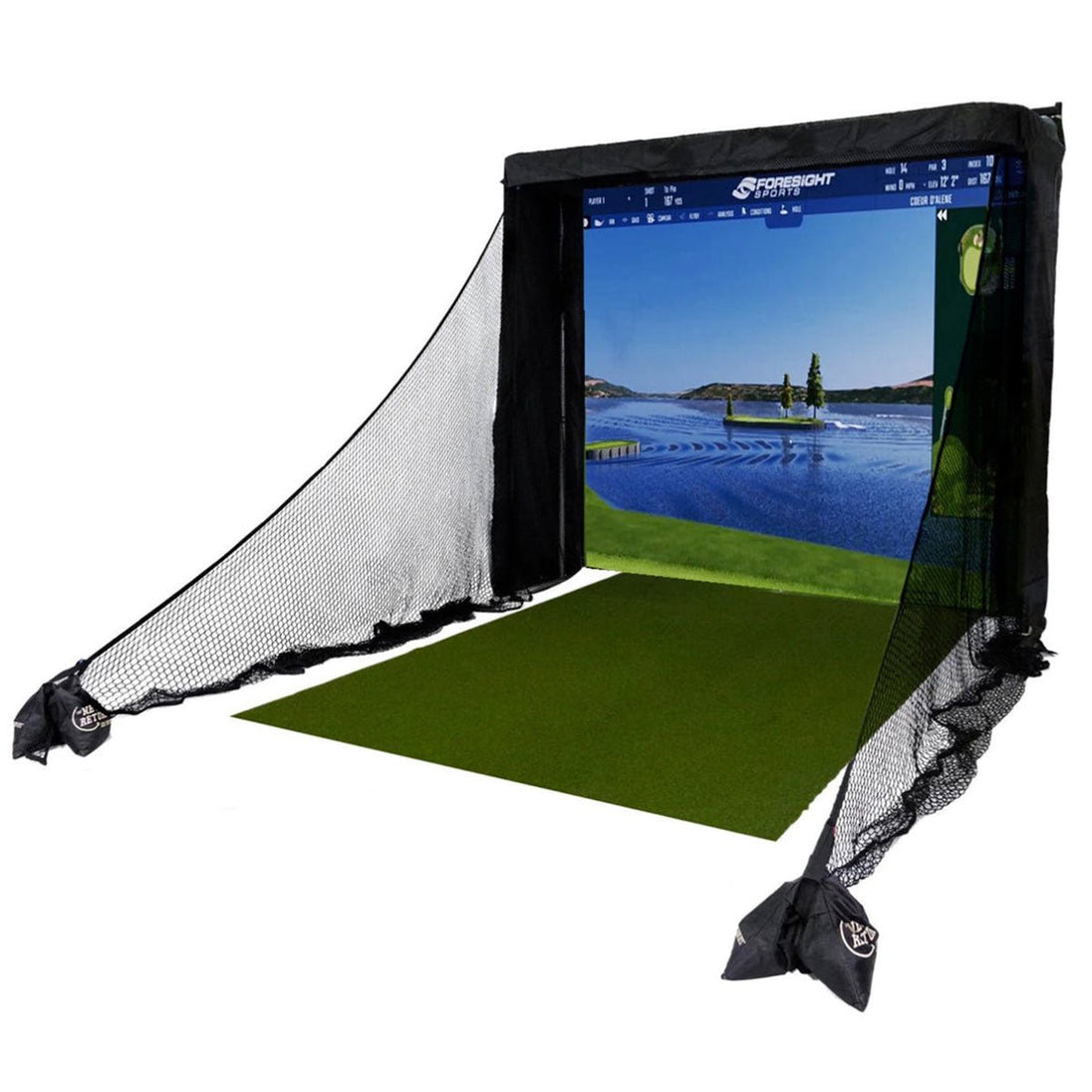 The Net Return 8 / 10 / 12 Simulator Bay Series with Turf Upgrade - EliteCore Athletics