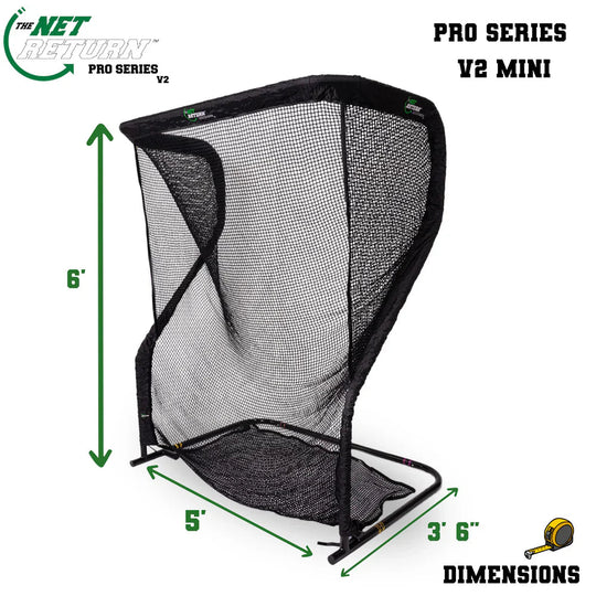 The Net Return Mini Pro Series V2 Golf Net SKU 850020747016 - EliteCore Athletics