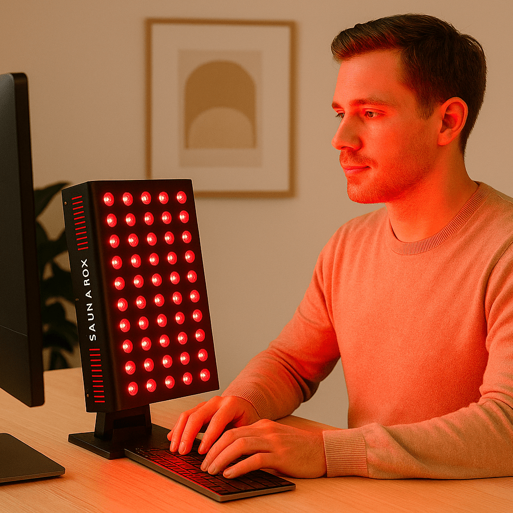 The Nova: Desktop Red Light Panel with Near Infrared - EliteCore Athletics