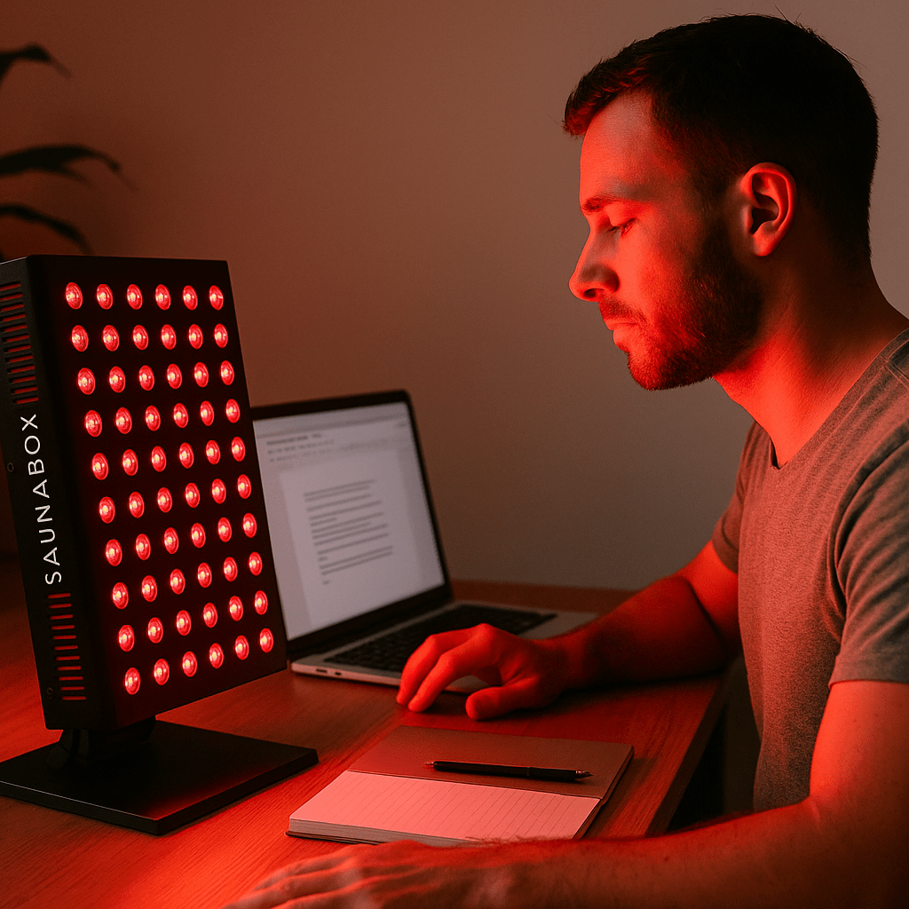 The Nova: Desktop Red Light Panel with Near Infrared - EliteCore Athletics