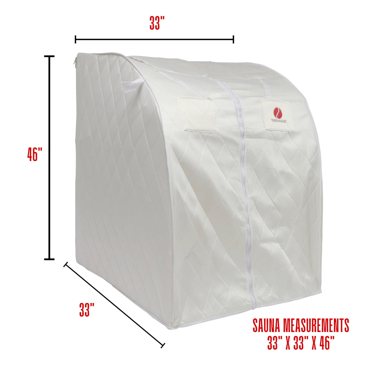 Thera360 Plus Portable Infrared Sauna – White - EliteCore Athletics
